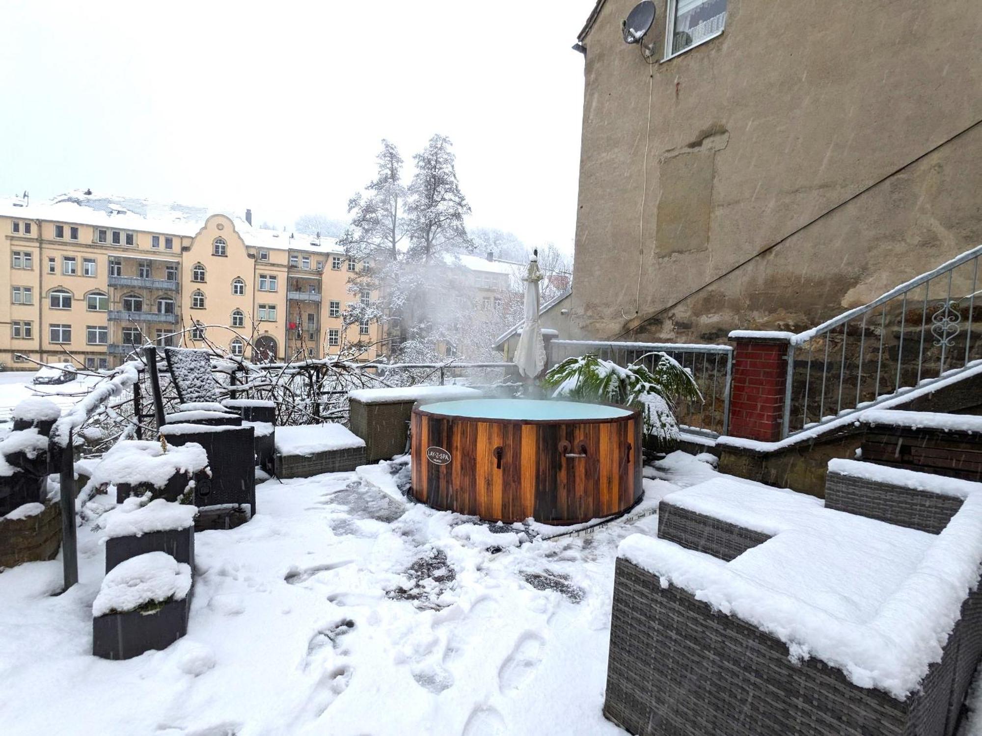 F3 Urlaubsmagie - Pool, Garten & Terrasse - 4P Sebnitz Kültér fotó