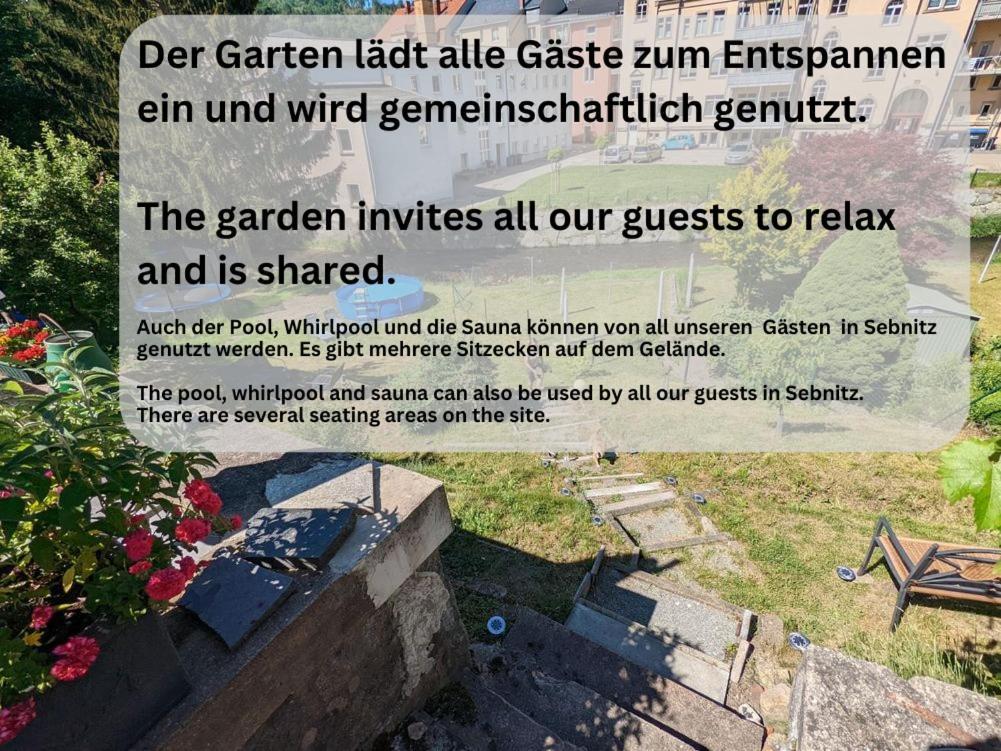 F3 Urlaubsmagie - Pool, Garten & Terrasse - 4P Sebnitz Kültér fotó