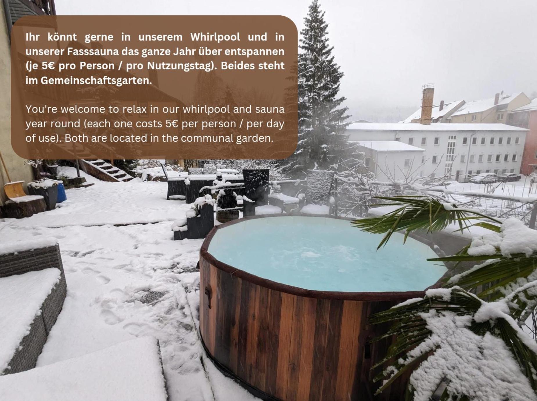 F3 Urlaubsmagie - Pool, Garten & Terrasse - 4P Sebnitz Kültér fotó
